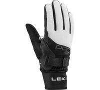 LEKI Damen Handschuhe PRC ThermoPlus Shark Women Schwarz-Weiß 7.5