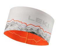 Leki - XC Headband - Stirnband, Gr. One Size, grau (White/Orange)