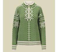 Leknes Sweater Women M grün - spring green/off white/sand mel