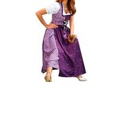 Lekra Country Life Dirndl lila-Weiss Oktoberfest Gr. 38, Gr. 40, Gr. 42, Gr. 44, Gr. 46 Gr. 48 1011205807 (48 (Kurzgr. 24))