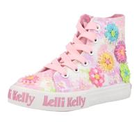 Lelli Kelly Canvas Mädchen Baseballstiefel Eloise Mid Ankle LK4910, weiß, 27 EU