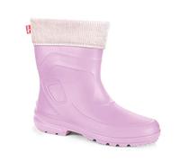 LEMIGO Damen Gummistiefel Jessy (Pink/Grau, 40)