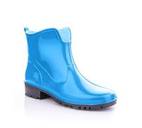 LEMIGO Gummistiefeletten kurze Gummistiefel Elke (36, Blau)