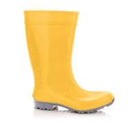 LEMIGO Damen Gummistiefel hohe Regenstiefel Ilse (41, gelb)