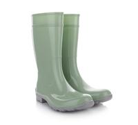 LEMIGO Damen Gummistiefel Wasserdicht Hohe Regenstiefel Gartenschuhe 967 Ilse (Minze, 38)