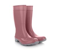 LEMIGO Damen Gummistiefel Wasserdicht Hohe Regenstiefel Gartenschuhe 967 Ilse (Puderrosa, 38)