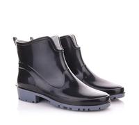 LEMIGO Damen Gummistiefeletten Kurze Gummistiefel Knöchel Regenstiefel Elke 36-42 EU