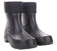 LEMIGO leichte kurze EVA Gummistiefel gefüttert Denver 765 (41, schwarz)