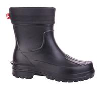 LEMIGO leichte kurze EVA Gummistiefel gefüttert Denver 765 (47, schwarz)