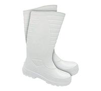 LEMIGO Greenlander 862 Gummistiefel Stiefel Angelstiefel Thermostiefel (Weiß, 48 EU)