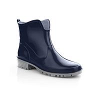 LEMIGO Gummistiefeletten kurze Gummistiefel Elke (40, Dunkelblau)