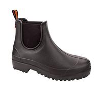LEMIGO Herren kurze EVA Gummistiefel Gummistiefeletten Chuck (43, schwarz)