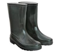 LEMIGO Damen Gummistiefel Wasserdicht Halbohe Regenstiefel Gartenschuhe Grün Schwarz IGA 36-42 EU (Grün, EU Schuhgrößensystem, Erwachsene, Numerisch (von/bis), M, 38, 39)