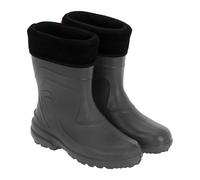 Lemigo leichte Damen Gummistiefel gefüttert "Jessy" Dunkelgrau 41