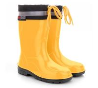 LEMIGO Kinder Gummistiefel Regenstiefel mit Stulpe KIM (23, gelb)