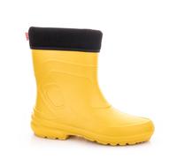 Lemigo leichte Damen Gummistiefel gefüttert "Jessy" Gelb 42