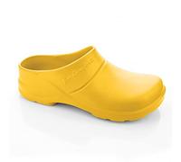 LEMIGO leichte Eva Clogs Gartenclogs Gartenschuhe Bio Comfort (41, Gelb)