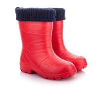 LEMIGO leichte EVA Gummistiefel gefüttert ASPEN Kinder (Rot, numeric_35)