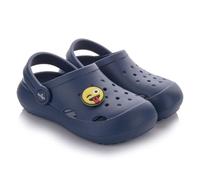 LEMIGO Leichte Kinder Clogs Eva mit Pin Jungen und Mädchen Gartenschuhe Badelatschen Hausschuhe G. 23-36 EU, 880 Lemigoose (Marineblau, 23/24)