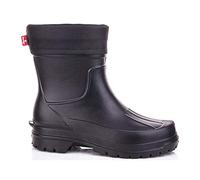LEMIGO leichte kurze EVA Gummistiefel gefüttert Denver 765 (42, schwarz)
