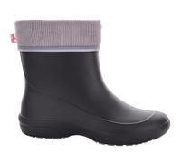 LEMIGO Damen Superleichte Rutschfeste Arbeitsschuhe Arbeitsstiefel Gummistiefel Mit Futter und zusätzlichen Einlagen 36-41 EU (Schwarz, EU Schuhgrößensystem, Erwachsene, Numerisch, M, 37)