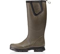 LEMIGO Professionelle Herren Neopren Jagd/Anglergummistiefel Antirutschsohle Leicht Leise und Elastisch Geometrische Sohle 719 (Grün, 45)