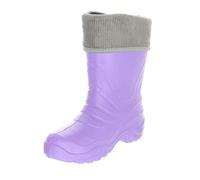 LEMIGO Termix federleichte EVA Gummistiefel Unisex gefüttert (Violett, 34/35 EU)