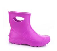 LEMIGO Unisex Sehr Leichte Garten Regenstiefel aus EVA Damen Herren Gummistiefel 36-47 EU (Rosa, 40)
