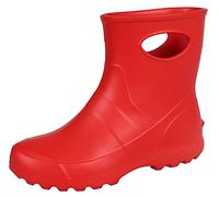 LEMIGO Unisex Sehr Leichte Garten Regenstiefel aus EVA Damen Herren Gummistiefel 36-47 EU (Rot, 41)