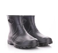 LEMIGO Unisex Sehr Leichte Garten Regenstiefel aus EVA Damen Herren Gummistiefel 36-47 EU (Schwarz, 39)
