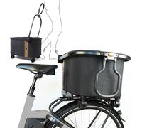 Lemodo Fahrradkorb Multi 2in1, faltbarer Einkaufstrolley mit Rollen