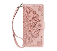 LEMORRY Handyhülle für Oneplus 15 Leder Brieftasche Hülle mit Geldbörse & Kartenfächern Magnetisch Klappbar Silikon Schutz Klapphülle für Oneplus 15, Roségold