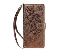 LEMORRY Handyhülle für Oneplus Ace 5 Racing Leder Brieftasche Hülle mit Geldbörse & Kartenfächern Magnetisch Klappbar Silikon Schutz Klapphülle für Oneplus Ace 5 Racing, Bronze