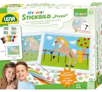 Simm Spielwaren GmbH Stickbild Pferd, Faltschachtel