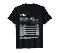 Leni Durchschnittliche Nährwerte Name Lustig Preisgünstiges Grafik-T-Shirt
