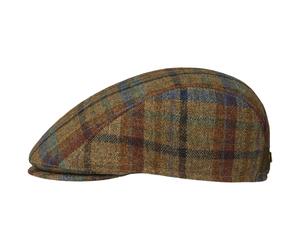 Lennart Check Shetland Flatcap by Mayser beige 59 cm