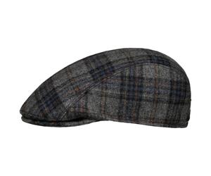 Lennart Shetland Check Flatcap by Mayser grau-blau 59 cm