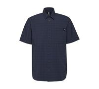 Mammut Lenni Shirt Men | Outdoor Hemd für Herren, Atmungsaktiv, Kurzarm | Marine-Black, M