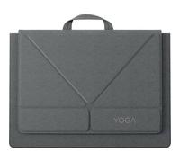 Lenovo Yoga-Tragetasche für Laptops mit 35,6 cm (14 Zoll) Display, Organizer mit Mehreren Fächern und wandelbarem Ständer, leichtes schützendes Polyester und Mikrofaser, Luna-Grau