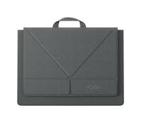 Lenovo Yoga-Tragetasche für Laptops mit 35,6 cm (14 Zoll) Display, Organizer mit Mehreren Fächern und wandelbarem Ständer, leichtes schützendes Polyester und Mikrofaser, Luna-Grau