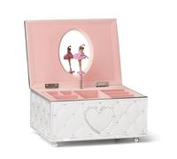 Lenox Childhood Memories Schmuckkästchen, Ballerina, Schwarz, silberfarben/Rosa
