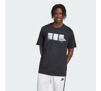 ADIDAS SPORTSWEAR T-Shirt mit Motiv-Print in Black, Größe S