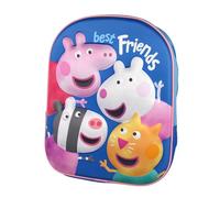 Lentz Kinderrucksack - 31 x 25 x 10 cm - Originales Lizenzprodukt- 3D - Peppa Wutz