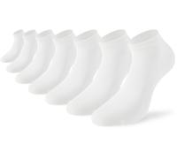 Lenz Duos Sneaker 1-7 Socken, weiss, Größe 39 40 41 42 für Männer