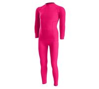 Lenz Funktionsunterwäsche-Set (Langarmshirt und lange Hose) pink Kinder, Größe 110/116