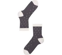 Lenz Think About Dots Damen Socken - 2er Pack, grau-weiss, Größe 39 40 41 42