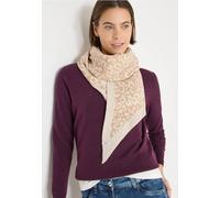 Cecil Dreieckstuch Leo – Leomuster, Damen One Size, crispy camel