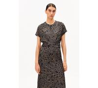 LEO-FLEDERMAUSÄRMEL MIDI-KLEID | LENZING™ ECOVERO™ Viskose-Mix - mehrfarbig (S)