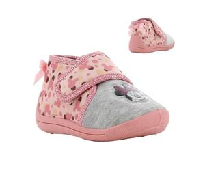 Leomil Disney Minnie Hausschuhe Mädchen Kinder Pantoffeln 30, Ideal für Kindergarten oder Zuhause, Grau
