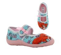 Leomil Disney Princess Mädchen Hausschuhe Ballerina Ballerina 27, Ideal für Kindergarten oder Zuhause, Blau